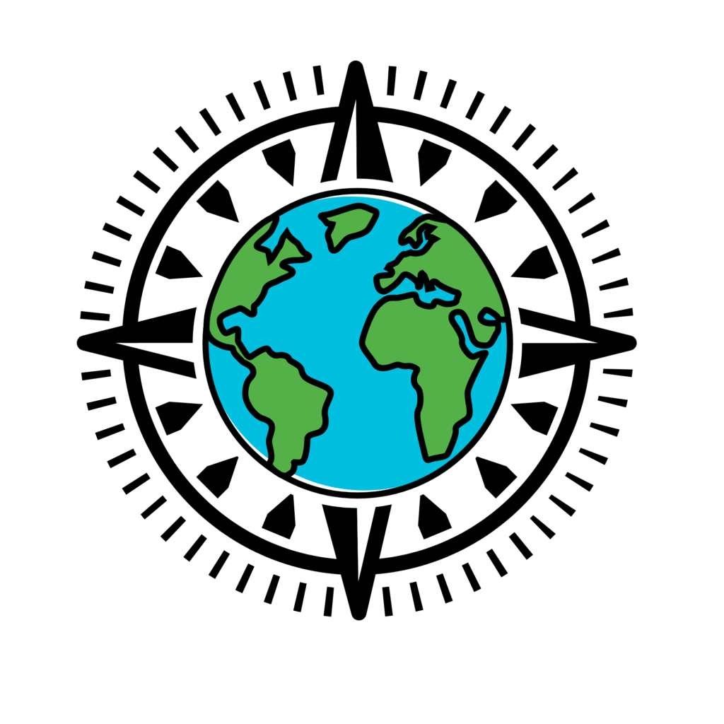 boussole du logo numaterra