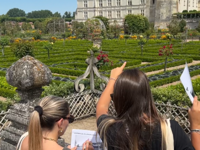 rallye dans les jardins de villandry