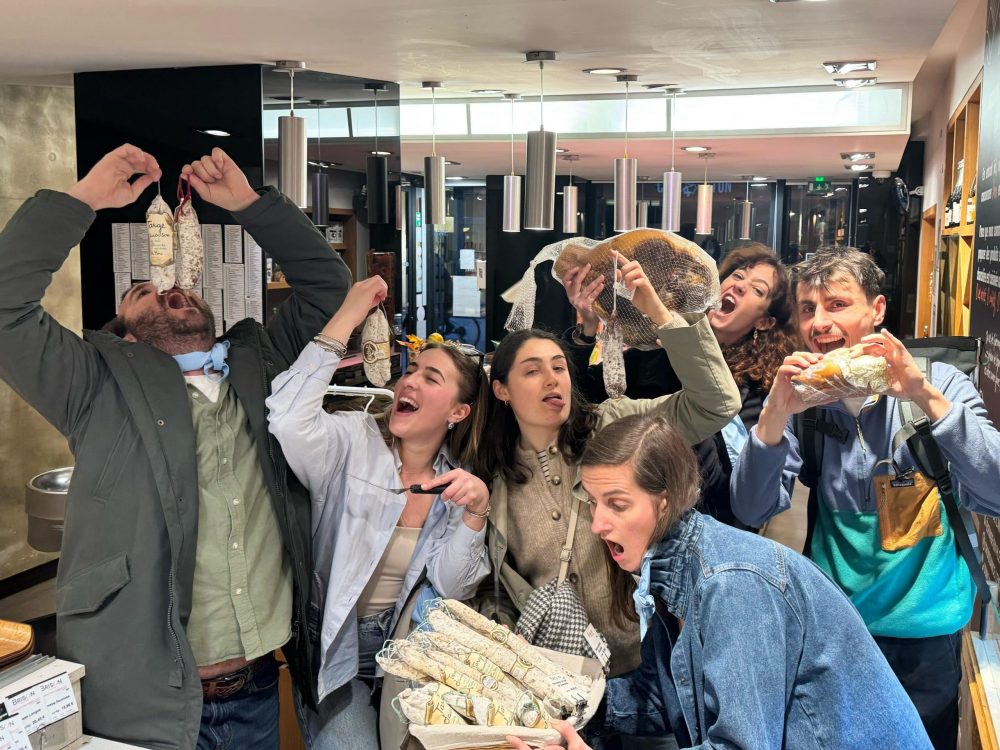 Dégustation fromage et saucisson