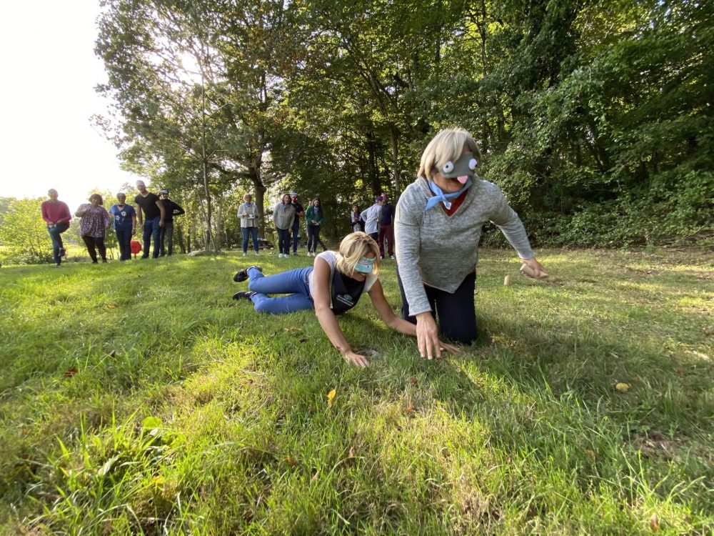 parcours à l'aveugle